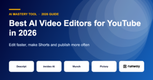 Best AI Video Editors for YouTube in 2026
