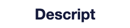 Descript logo