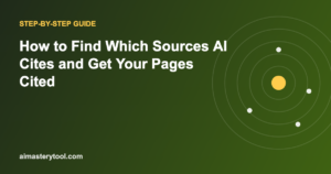 How to Find Which Sources AI Cites and Get Your Pages Cited