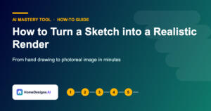 How to Turn a Sketch into a Realistic Render