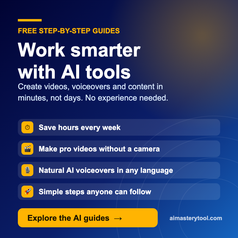 Work smarter with AI tools – explore our free step-by-step AI guides
